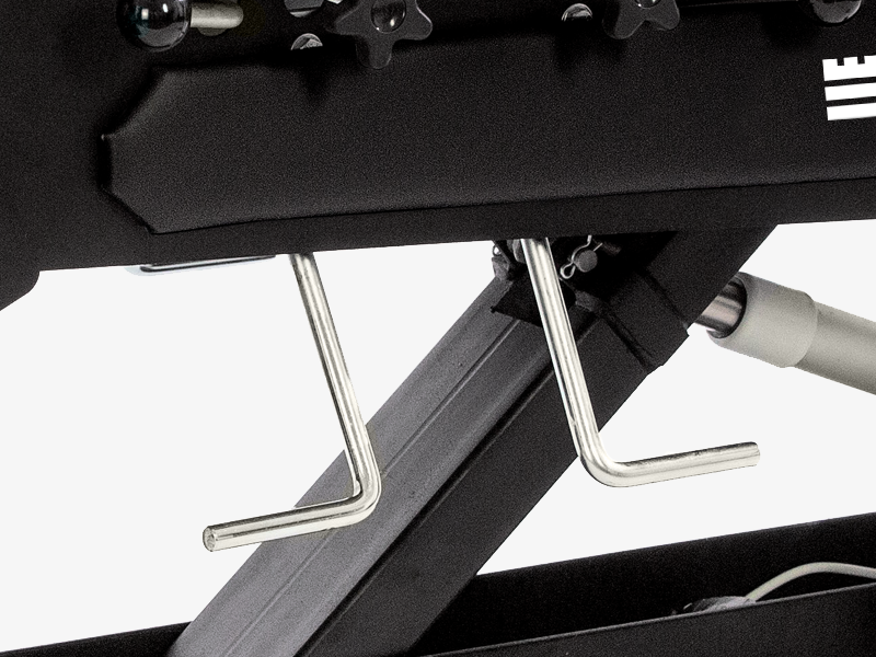 Droppedaler för varje drop på båda sidor av bänken