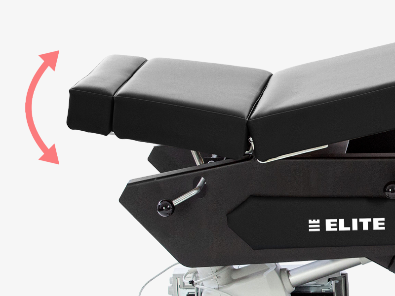 Vinkeljustering för knäledssektion (+20°/−10°)