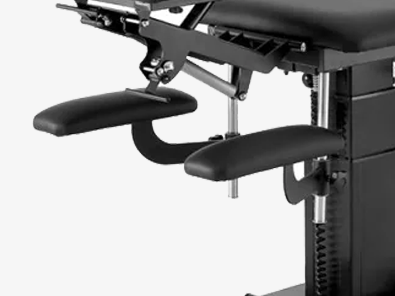 Sväng- och nedfällbara armstöd ned till 24 cm