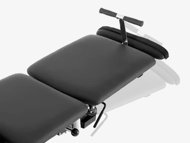 Bensektion med sidrotation från -9° till +9°