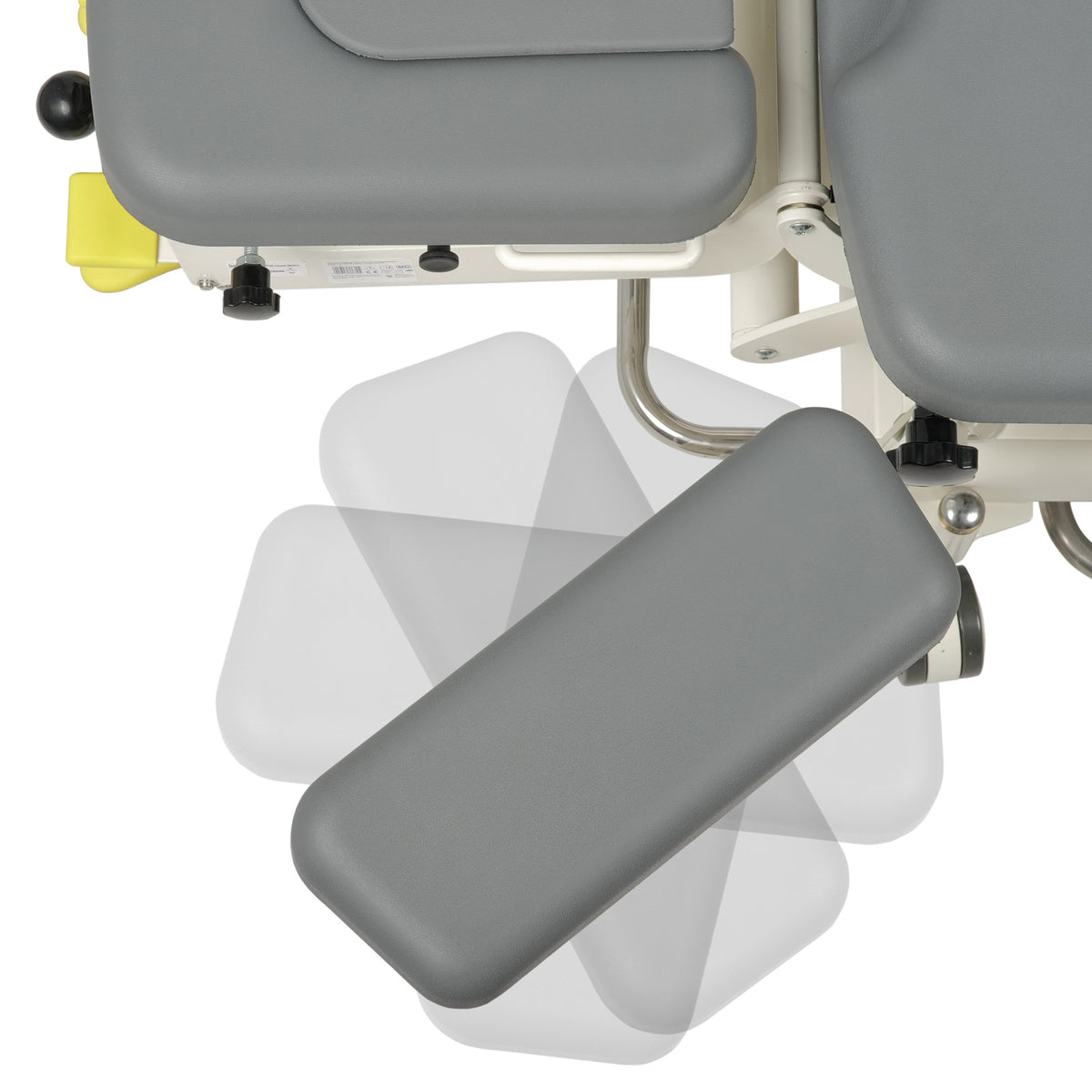 Justerbara armstöd, roterbart